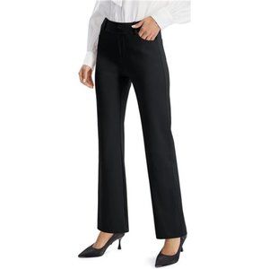 Women's Yoga Dress Pants 27"/29"/31"/33" Strechy Work Slacks Straight‎ Leg Pants